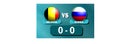 Belgium - Russia. Football match statistics. European Championship. Infographics. Isolated objects.